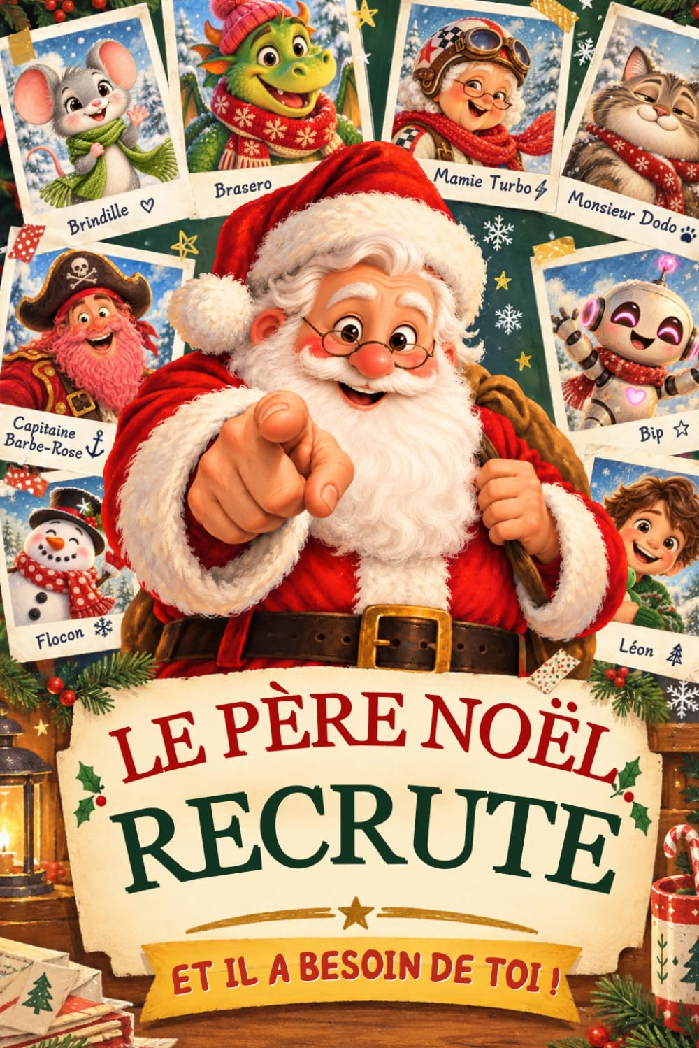 Couverture : Le Père Noël recrute — Et il a besoin de toi !
